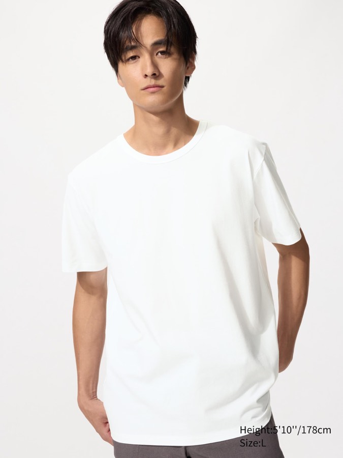 Airism Cotton Crew Neck T-shirt