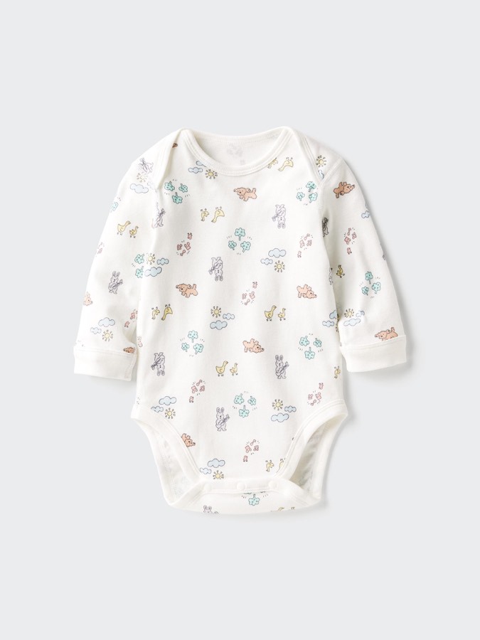 Bodysuit Long Sleeve Printed