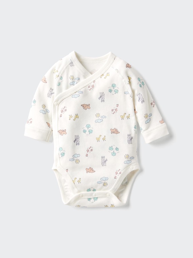 Bodysuit Long Sleeve Printed