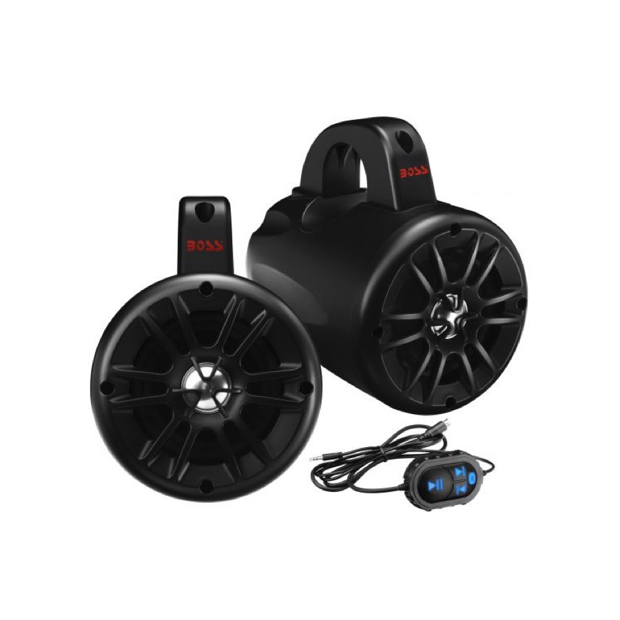 Boss Audio BM40AMPBT 4 Bluetooth 2-way Amplified Waketower Speakers