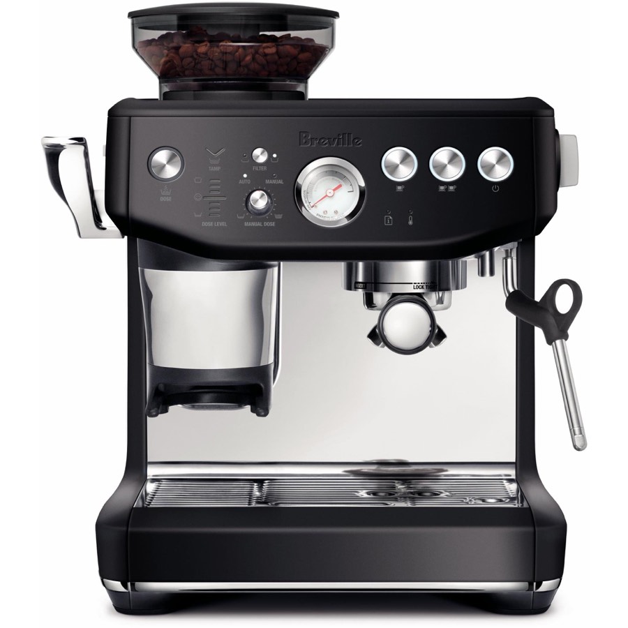 Breville the Barista Express Impress Manual Coffee Machine Black Truffle