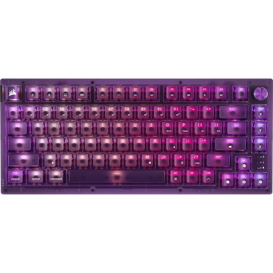 Corsair K65 Plus Wireless Keyboard 75 Rgb - Atomic Purple