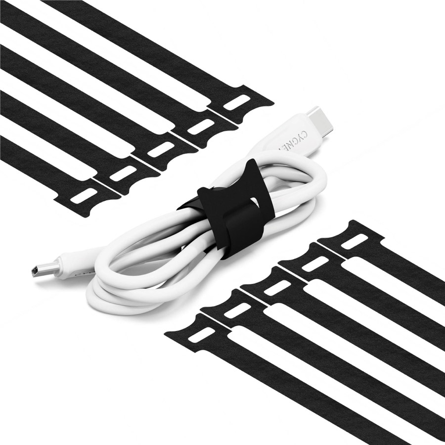 Cygnett Tangletamer Hook & Loop Fastening Cable Organisers 10 Pack