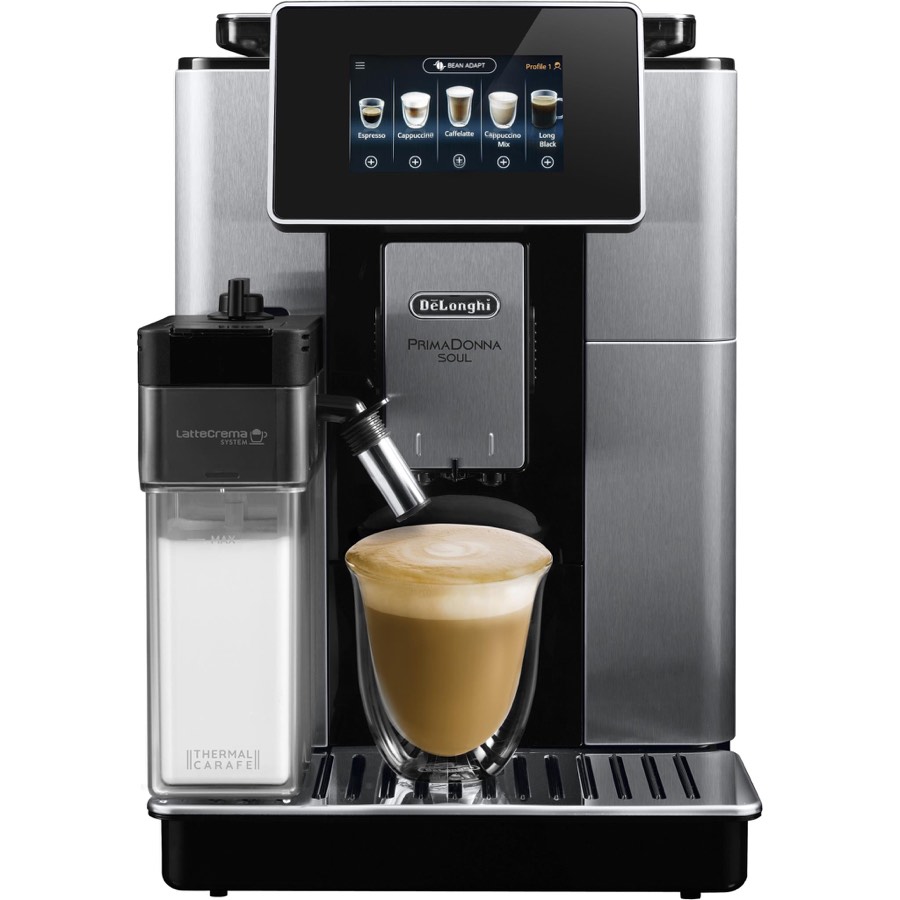 De'longhi Primadonna Soul Fully Automatic Coffee Machine Metal Black