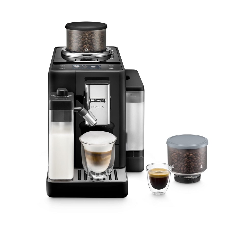 De'longhi Rivelia Fully Automatic Coffee Machine Onyx Black