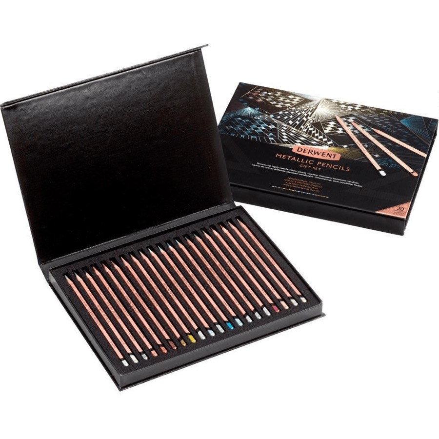 Derwent Metallic Professional Colour Pencils Gift Anniversary Edition Set