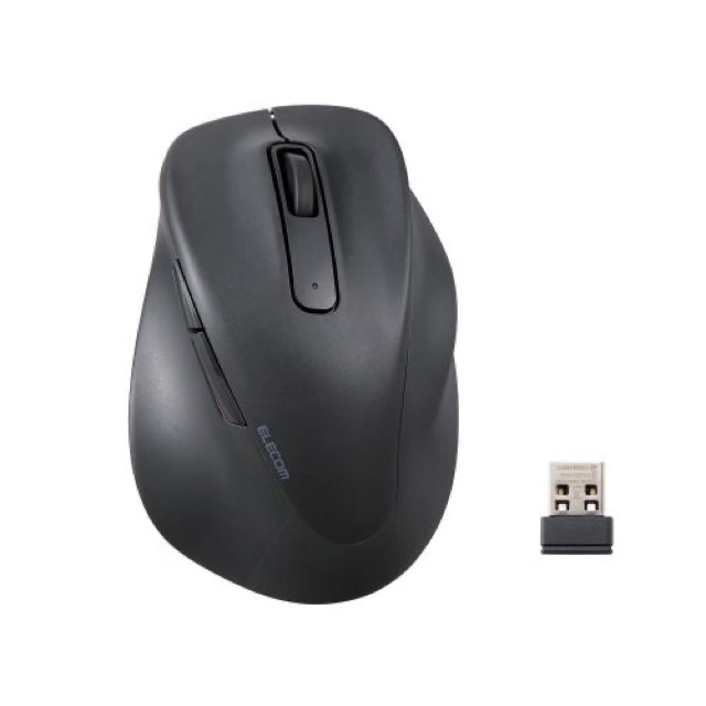 Elecom m-xgs30dbskbk 5 Button Wireless Silent Mouse S - Black