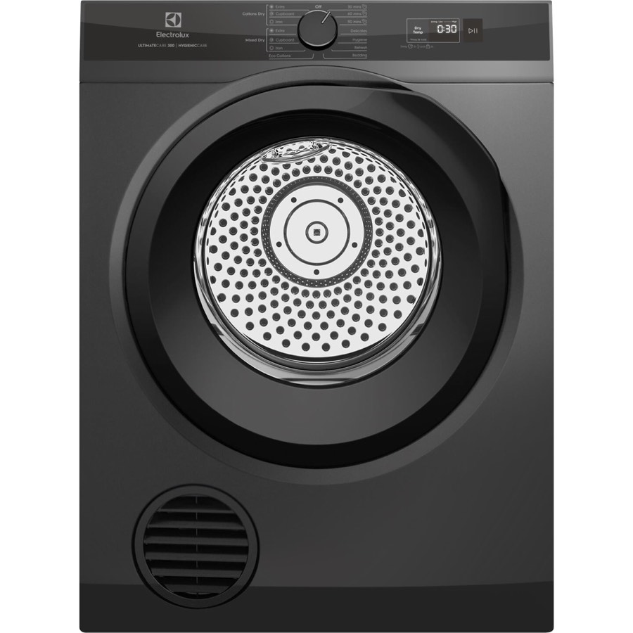 Electrolux edv705n3sc Ultimatecare 7kg Vented Clothes Dryer Dark Silver