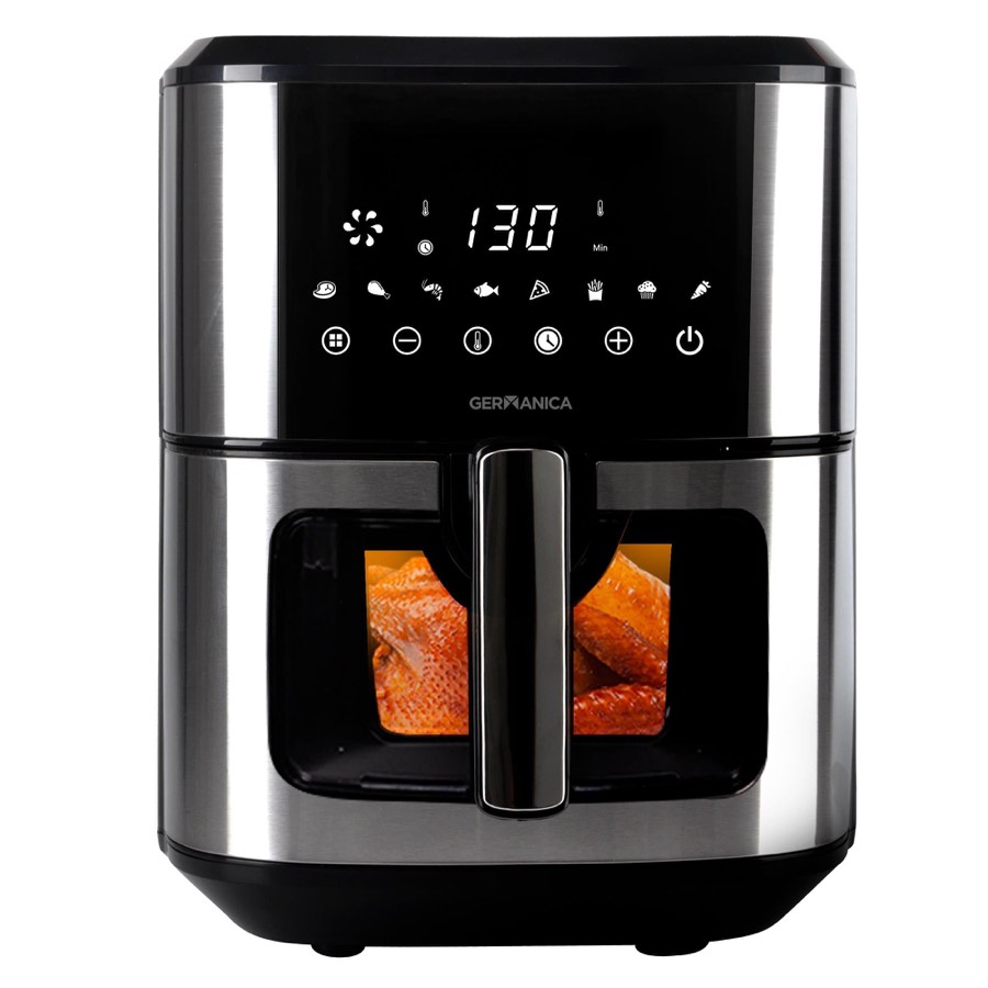 Germanica GAF8LSS 8l Digital Air Fryer with Viewing Window