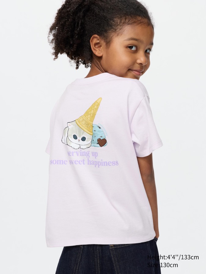 Girls Mofusand Ut Short Sleeve Graphic T-shirt