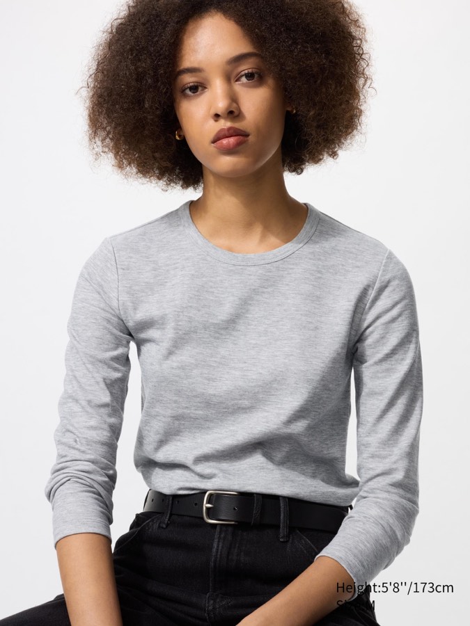 Heattech Cotton Crew Neck T-shirt Extra Warm