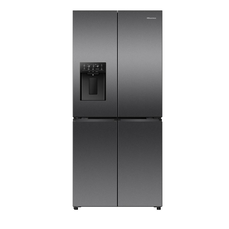 Hisense hrcd483tbw 483l French Door Fridge Black Steel