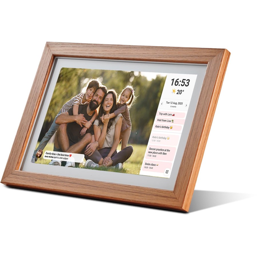 Jackson Frameo Smart Digital Photo Frame 10.1 16gb White Oak