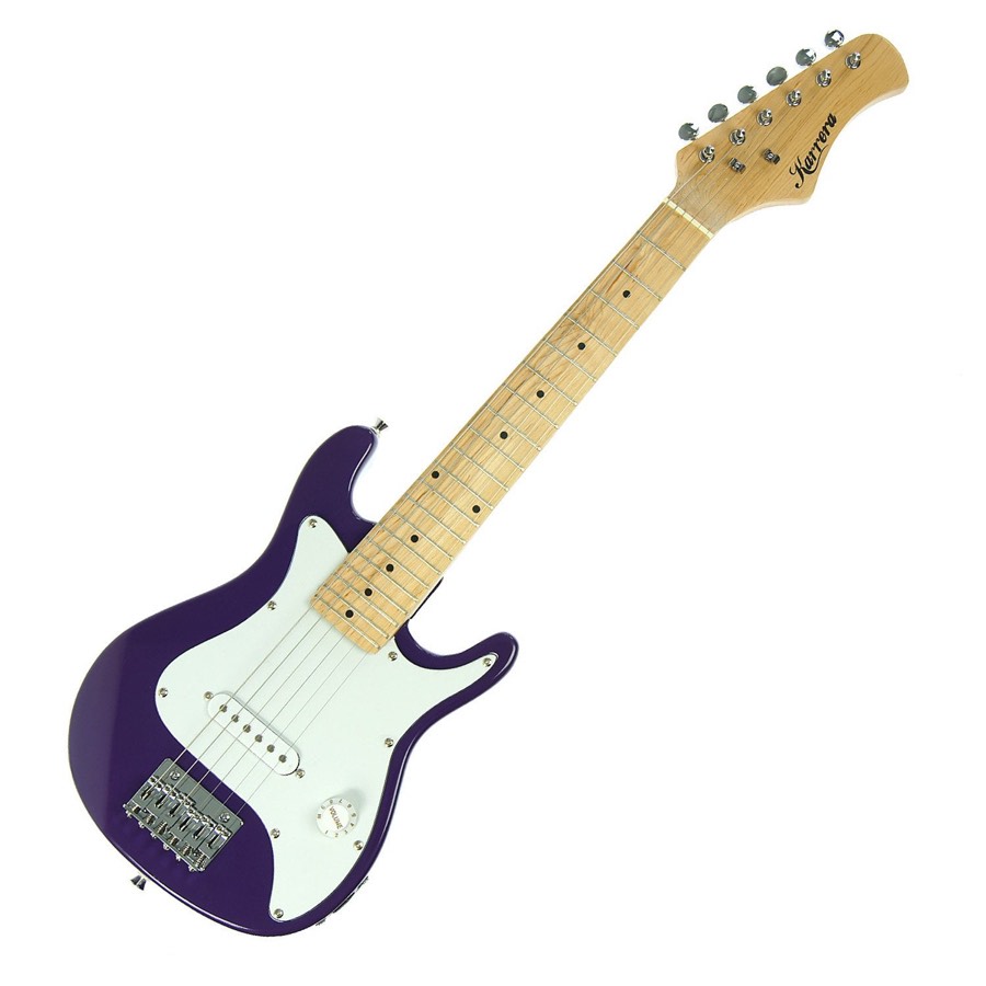 Karrera Electric Childrens Kids Guitar Purple