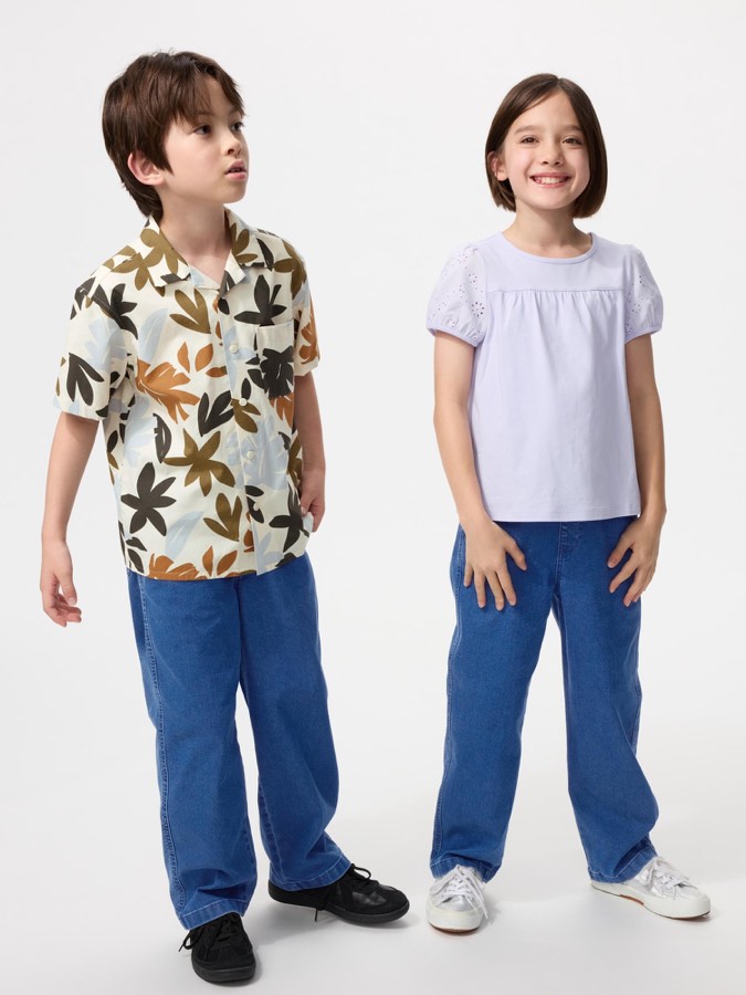 Kids Stretch Easy Pants Denim