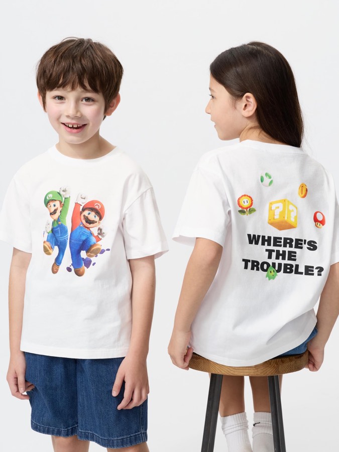 Kids the Super Mario Galaxy Movie Ut Short Sleeve Graphic