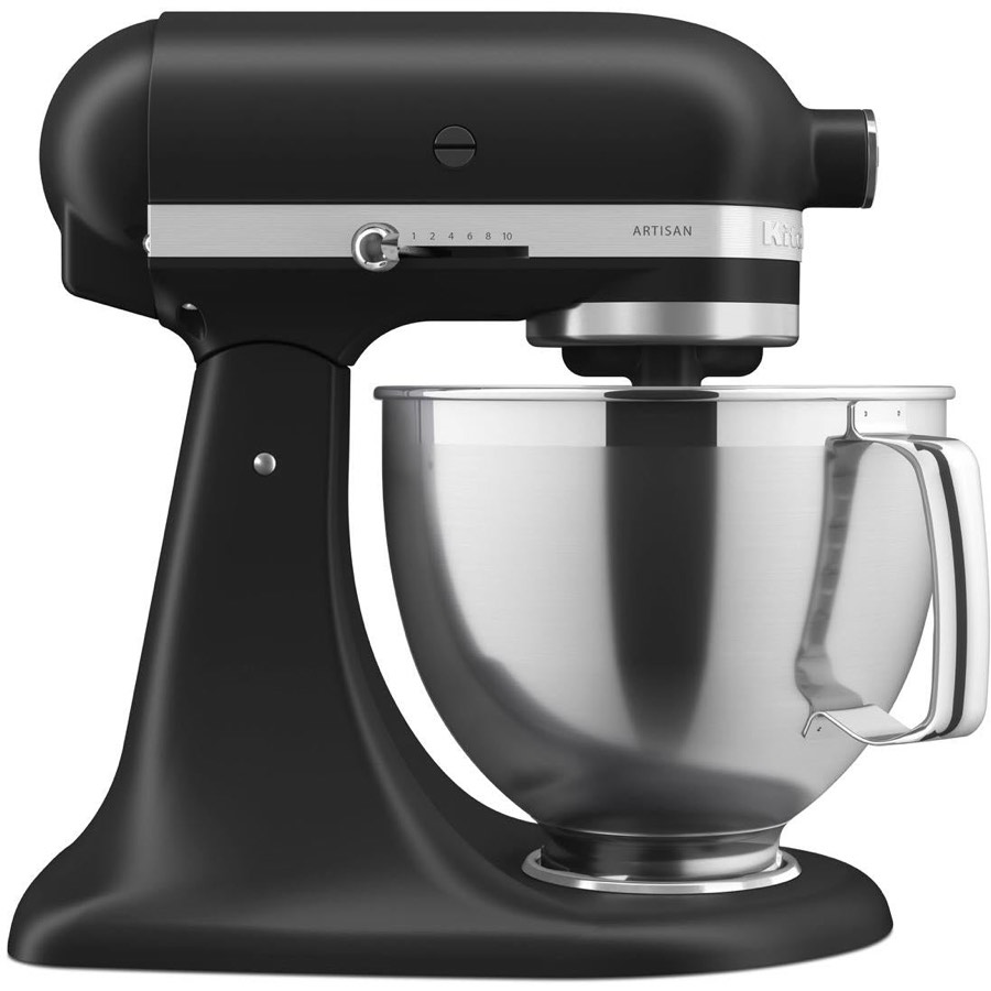 Kitchenaid KSM195 4.7l Artisan Stand Mixer Matte Black