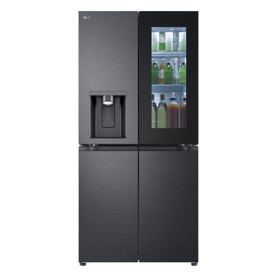 Lg gf-v500mblc 508l Slim French Door Fridge Matte Black