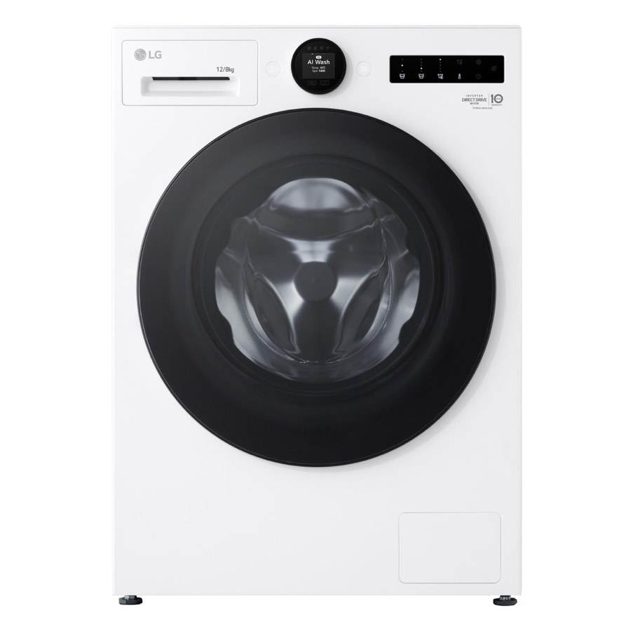 Lg wxc10-1412w 12kg 8kg 10 Series Ai Front Load Washer