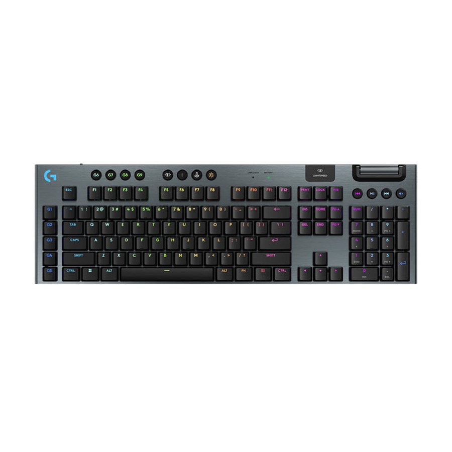 Logitech G915 X Lightspeed Wireless Gaming Keyboard Tactile - Black