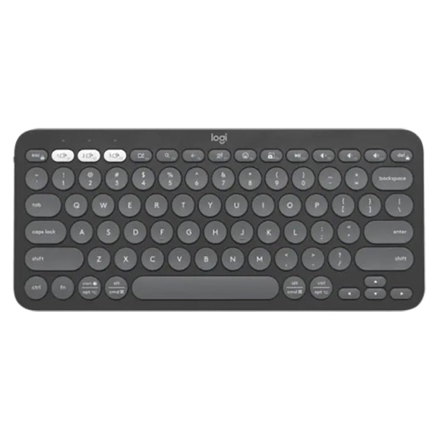 Logitech Pebble Keys 2 K380S Multi-device Bluetooth Keyboard Graphite