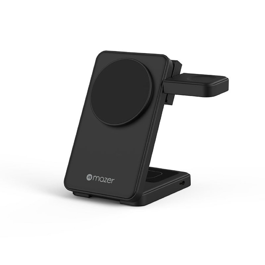 Mazer m-magfold13s-bk Magnetic 3-in-1 Samsung Foldable Wireless Charging