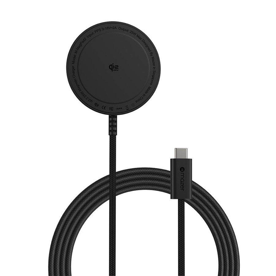 Mazer m-magpad2 qi2.2 25w Wireless Charging Pad with 1.5m Cable