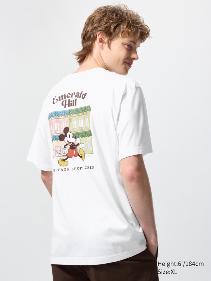 Mickey Mouse in Singapore Ut Short Sleeve Graphic T-shirt