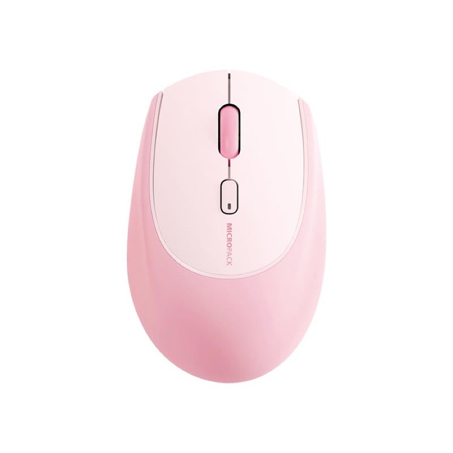 Micropack ms-201w-pk Lifestyle 2.4g + Bluetooth Wireless Mouse Pink