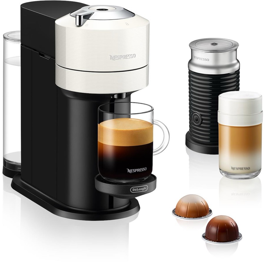 Nespresso Vertuo Next Coffee Machine Bundle White