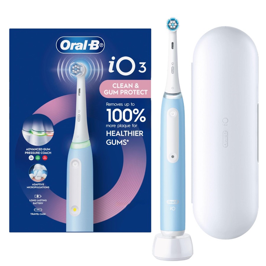 Oral-b Io Series 3 Gentle Care Sensitive White Electric Toothbrush
