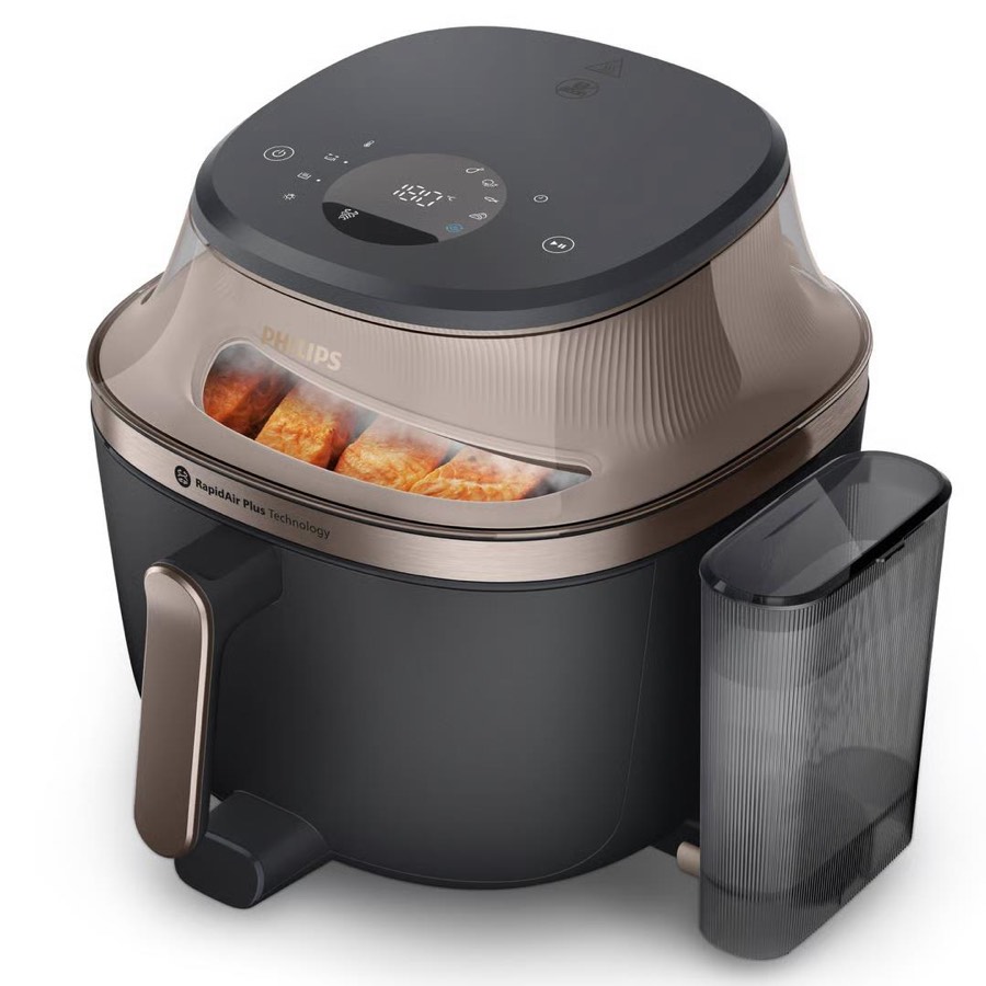Philips 5000 Series 7.2l Airfryer Xxl with Steam Black
