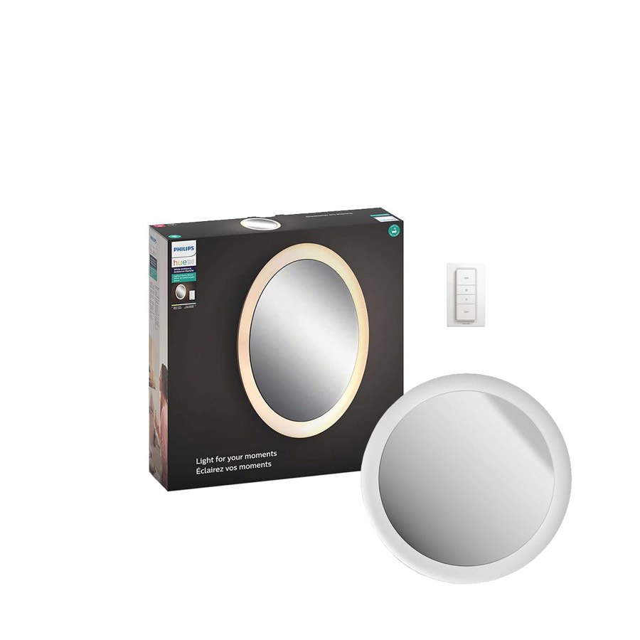 Philips Hue Adore Round Mirror Wall Lamp