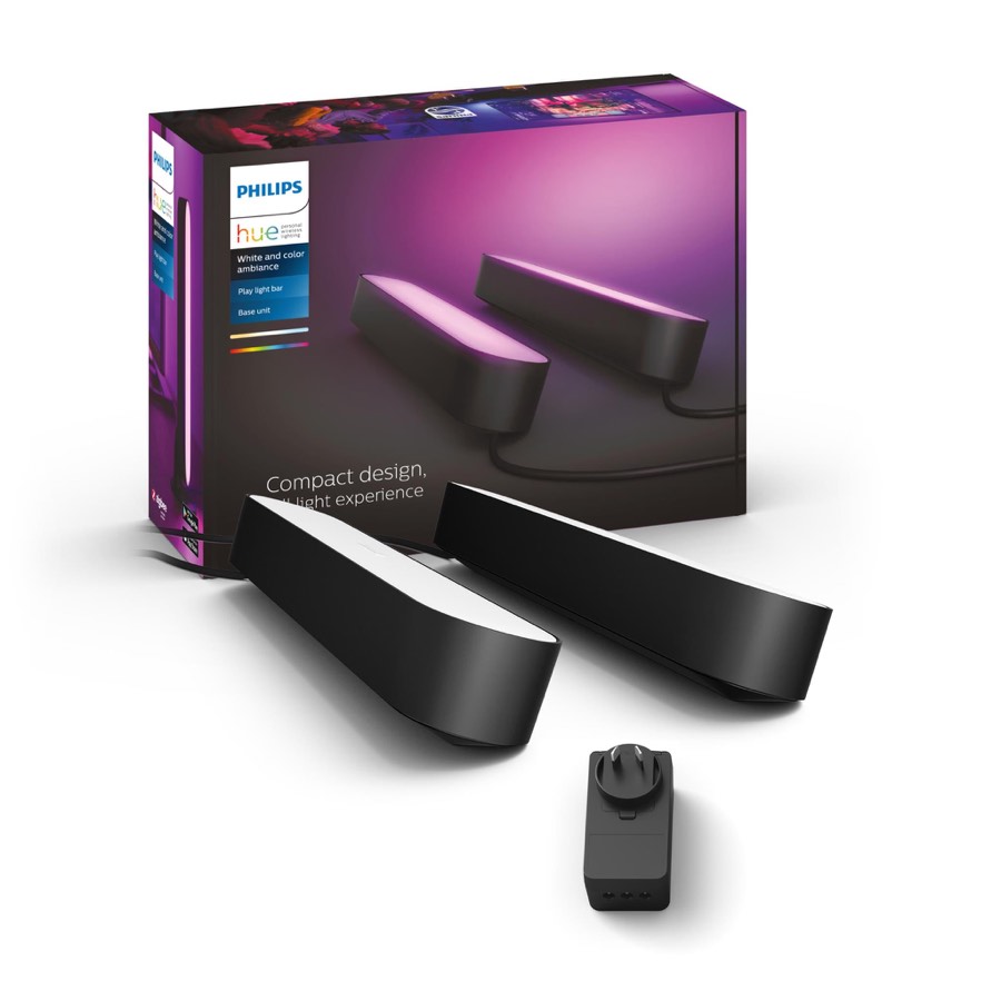 Philips Hue Play Smart Light Bar Double Pack Black