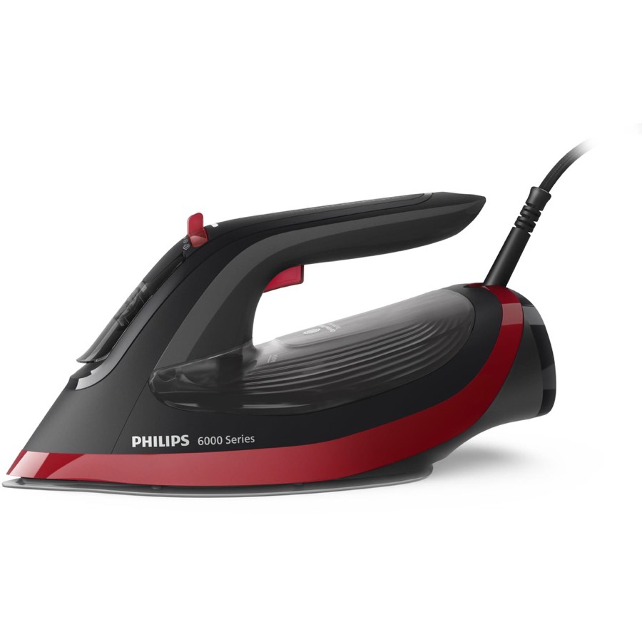 Philips Optimaltemp 6000 Series Steam Iron Red Black
