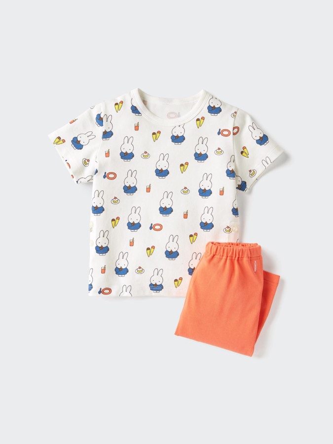 Picture Book Dry Pajamas Short Sleeve Miffy