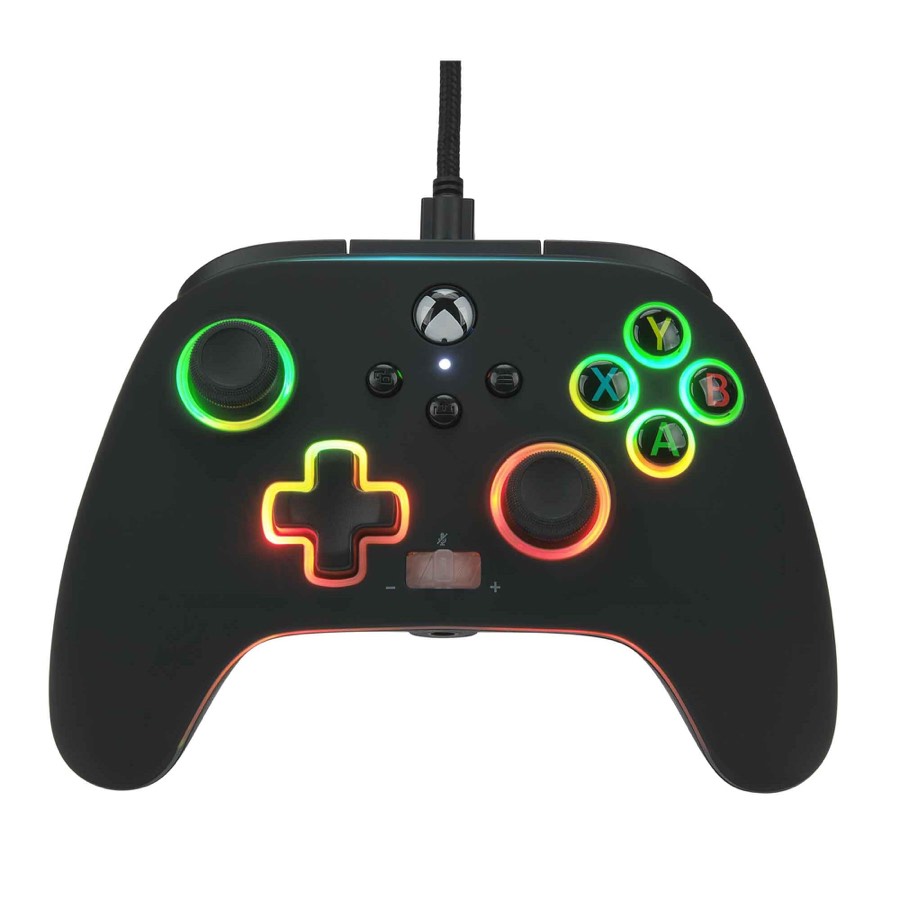 Powera Spectra Enhanced Wired Controller Rgb for Xbox Black