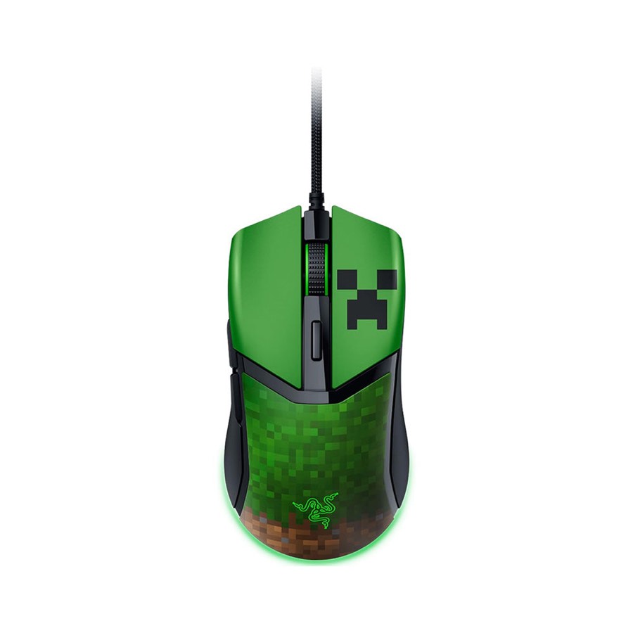 Razer Cobra Wired Gaming Mouse Minecraft Edition