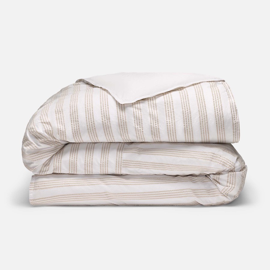 Seersucker Classic Percale Duvet Cover