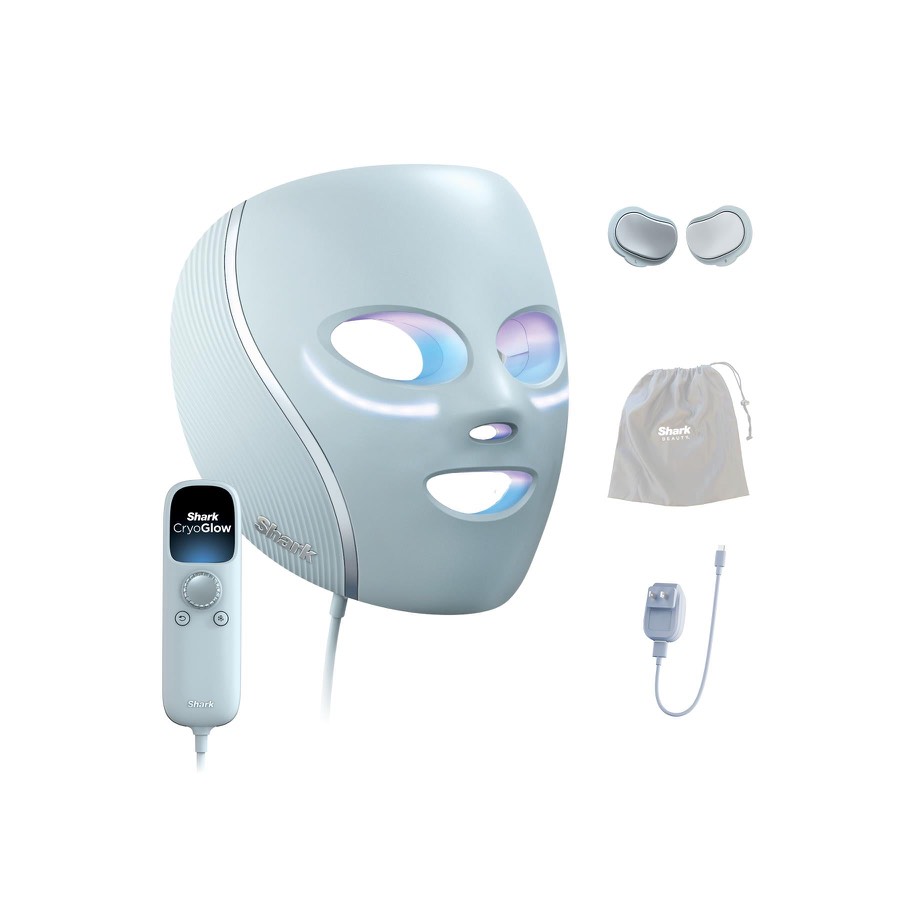 Shark Cryoglow Cooling + Led Face Mask Blue Frost
