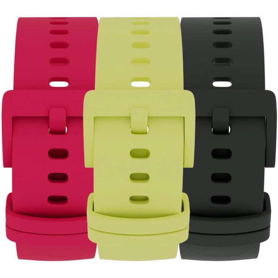 Spacetalk Adventurer 2 Loop Band Strap 3 Pack Black Lemon