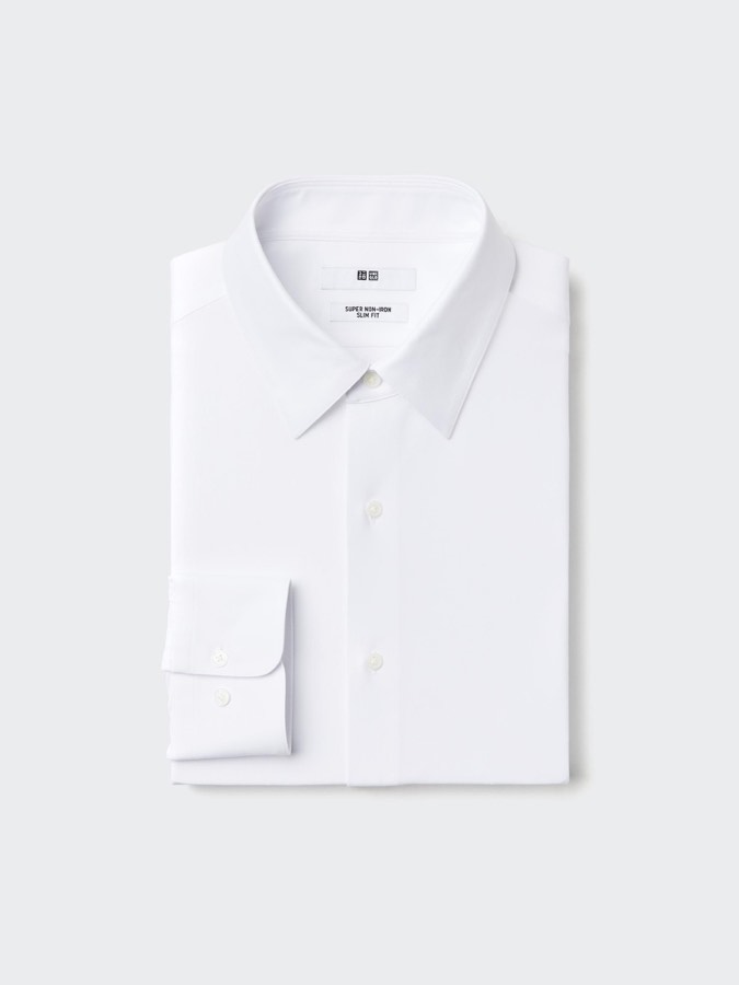 Super Non Iron Jersey Slim Fit Long Sleeve Shirt Regular