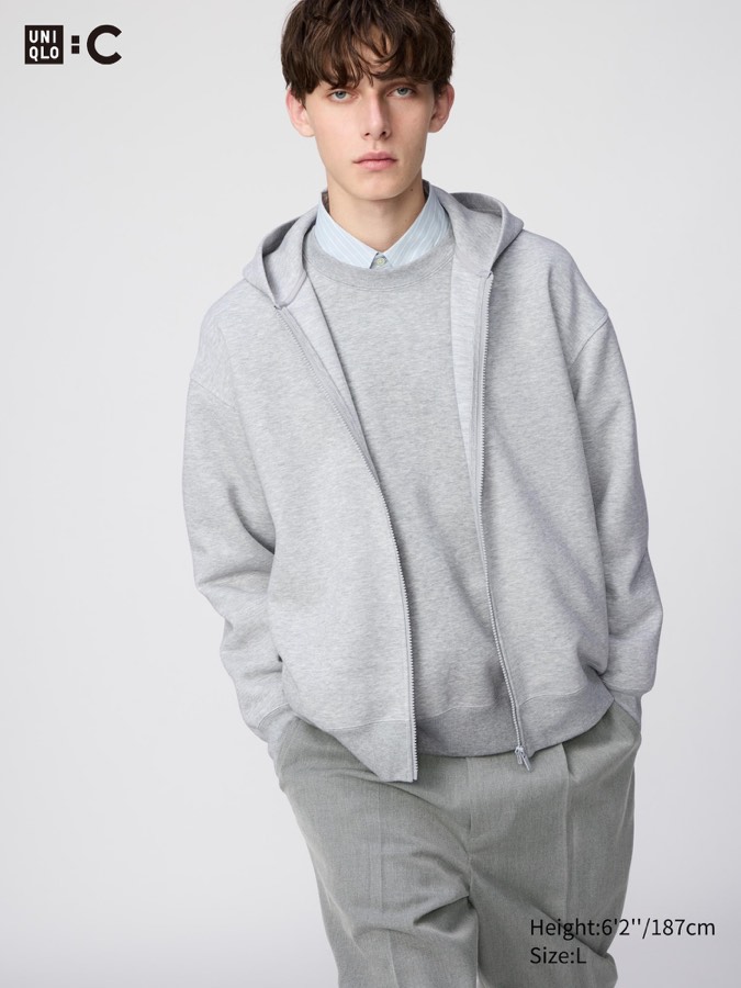 Sweat Oversized Full-zip Hoodie
