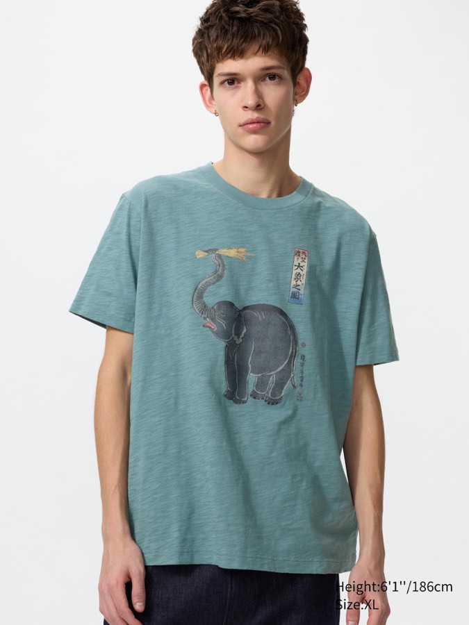 Ukiyo-e Animals Ut Short Sleeve Graphic T-shirt