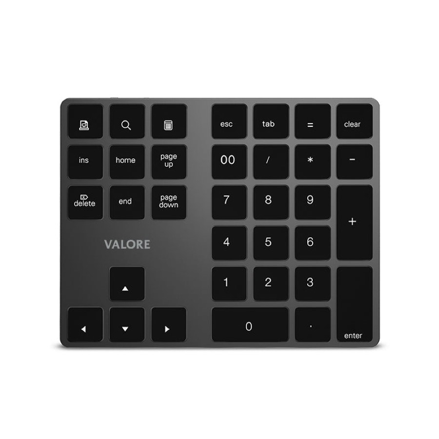Valore 3-in-1 Wireless Numeric Keypad AC182 - Black