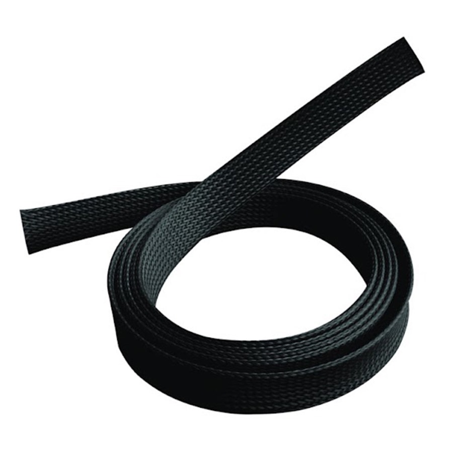 Venturi CS20100 Reusable 2cm 100m Cable Management Sox Cover Black