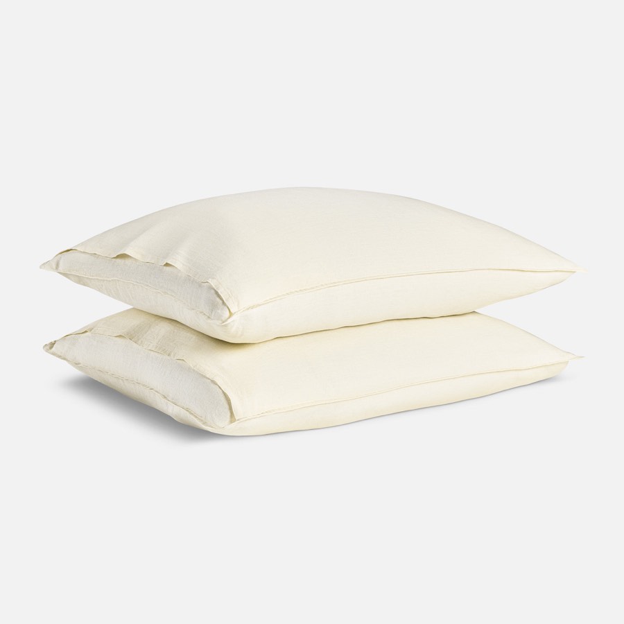 Washed European Linen Pillowcase Set